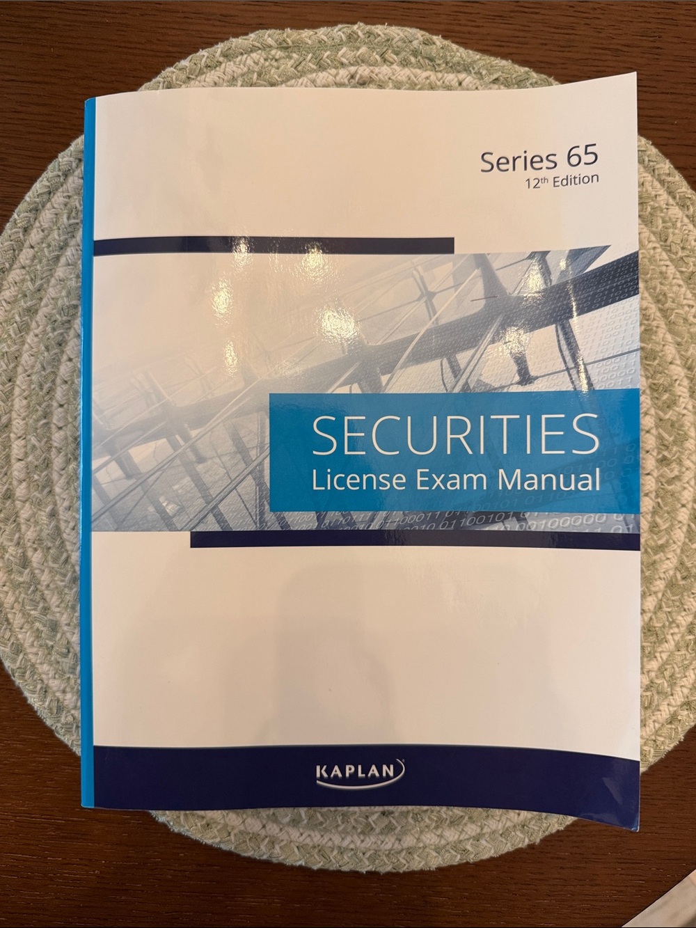 Kaplan Series 65 Securities License Exam Manual - White & Blue